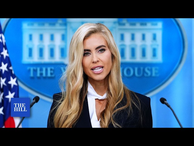 Katie Zacharia holds first briefing as White House press secretary