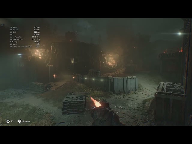 Gears of War: E-Day - Benchmark Test (RTX 4090 + i9-13900KF)