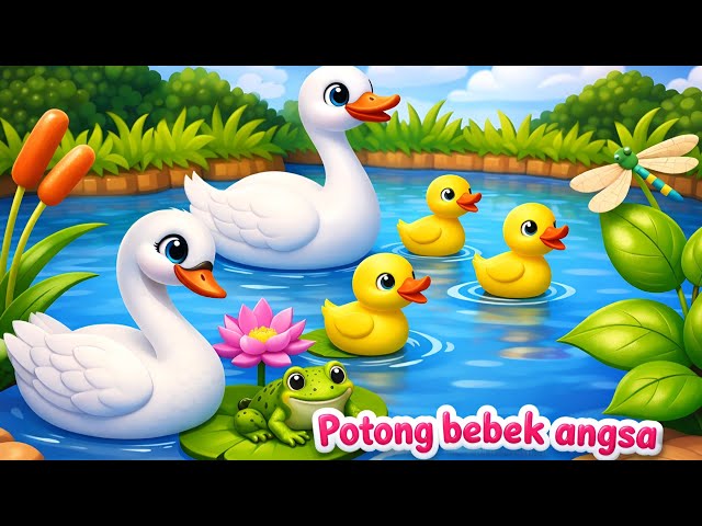 Lagu anak Indonesia - potong bebek angsa -  Gita kids