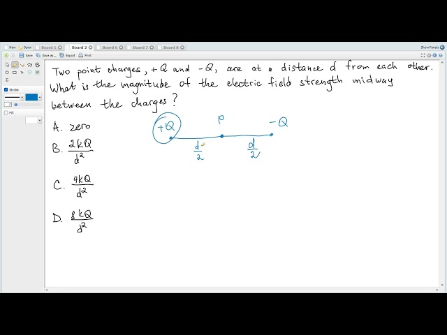 IB Physics D2 (November 2025 Past Paper 1A TZ1 SL-19 and HL-26). The resultant electric field.