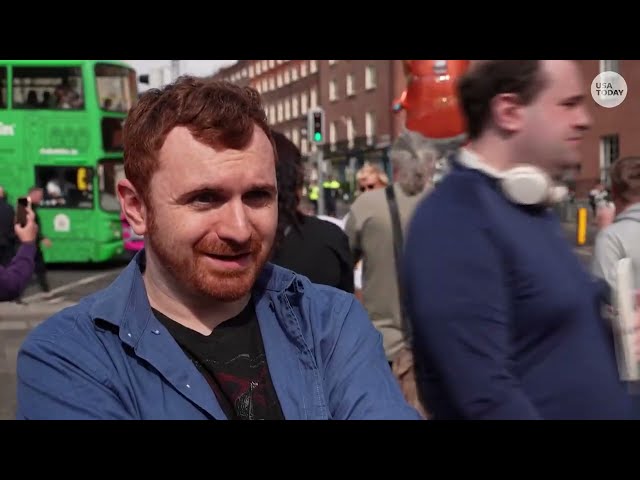 Irish protest Trump's Ireland visit. 'We shouldn't be welcoming him.'