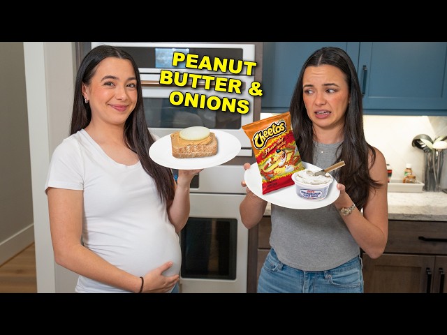 Trying My Twins Weird Pregnancy Cravings - Merrell Twins