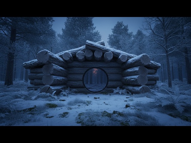 Inside the Ancient Giant: I Built a Secret Modern Survival Shelter in a Giant Hollow Log