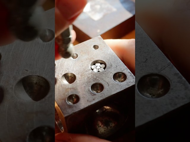 Making silver Cherry Blossom #jewelry #silversmith #handmade #jewellerymaker #ring #tutorial #diy