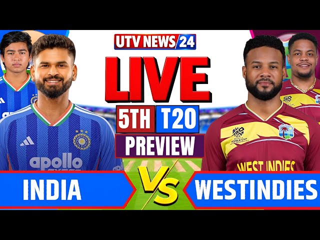🔴India vs West Indies 5th T20 2026 Match Preview | Match Preview & Fan Analysis | 5th T20 