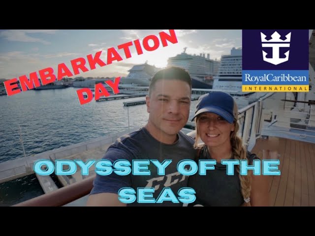 EMBARKATION DAY! ODYSSEY OF THE SEAS. #royalcaribbean #cruise  #odysseyoftheseas 