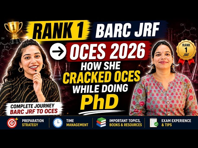 How She Cracked BARC OCES While Doing PhD | JRF to TSO (Trainee Scientific Officer)Journey |CS #barc