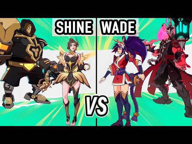 2XKO ▰ Shine (Lux / Blitzcrank) vs Wade (Akali / Thresh) ▰ High Level Gameplay