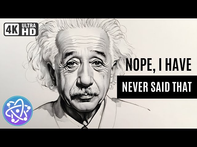Einstein NEVER Said That? Debunking a Physics Myth!