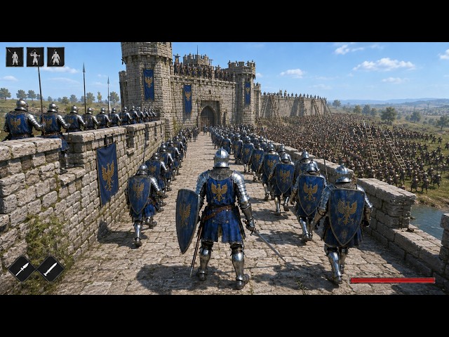Ladders on the Castle Walls — Medieval Siege | Bannerlord Medieval 1403