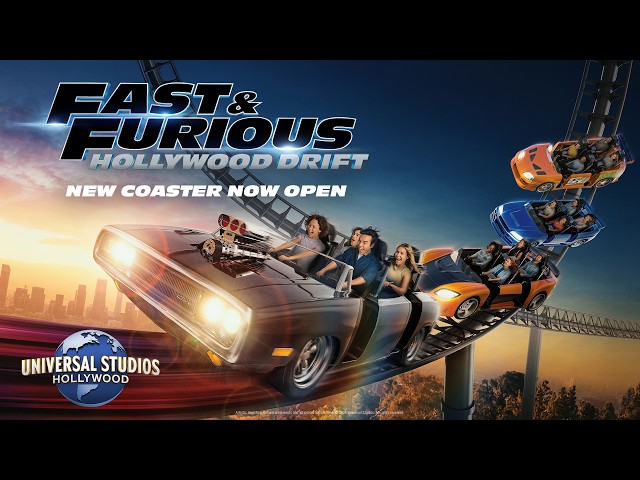 Fast & Furious: Hollywood Drift is Now Open at Universal Studios Hollywood