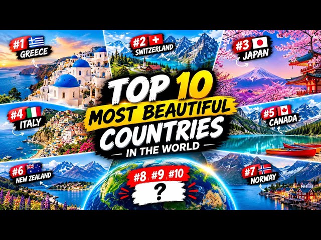 Top 10 Most Beautiful Countries in the World 🌍 | #1 Will Surprise You!