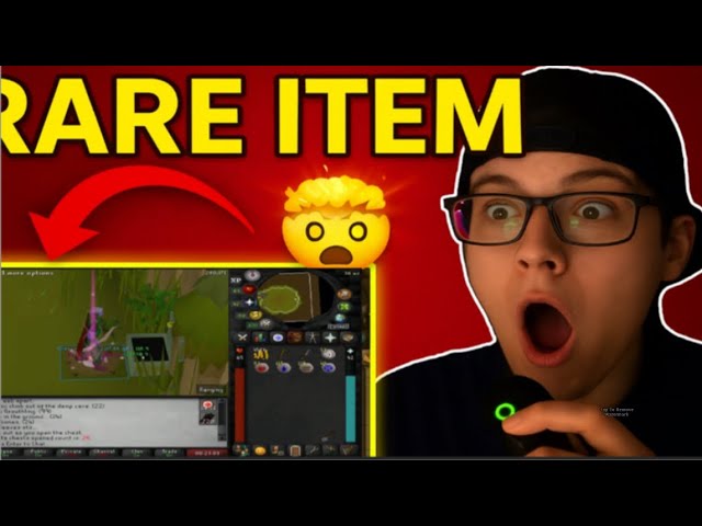 REACT "I Can't Believe This Rare Item Dropped in F2P OSRS