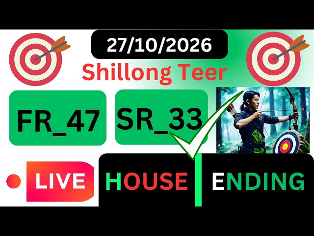 Teer LIVE Video 🔴 | Teer Common Number, House Number & Ending Number | 27-10-2026