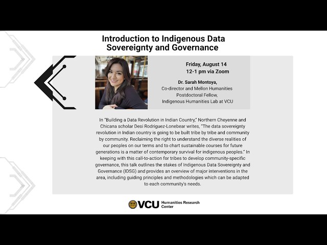 Introduction to Indigenous Data Sovereignty & Governance