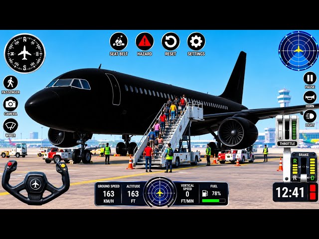Flight Airplane City Pilot Simulator - Boeing Emergency Landing Goes Wrong 🚨✈️ (Android Gameplay)
