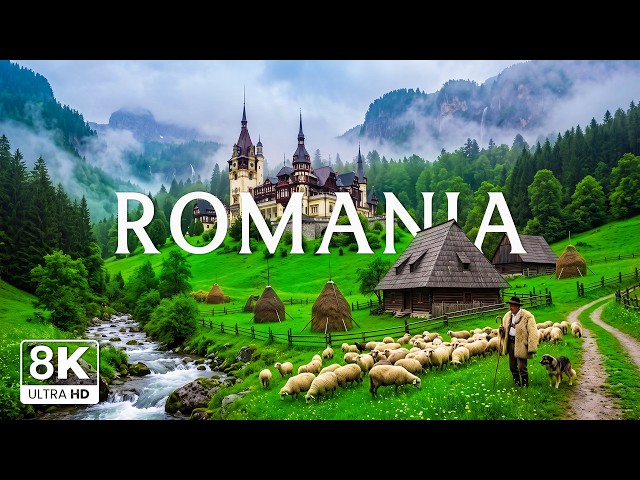 ROMANIA 8K 🇷🇴 | A Mystical Journey – Carpathian Mountains, Transylvania & Ancient Castles