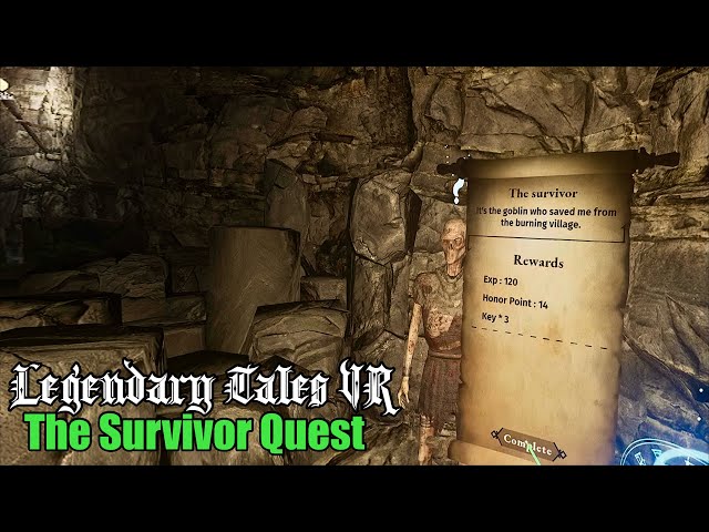 The Survivor Quest aka Finding the Farmer in Legendary Tales on PSVR2