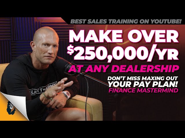 Sales Training // How to Earn OVER $250K/yr in Finance // Andy Elliott