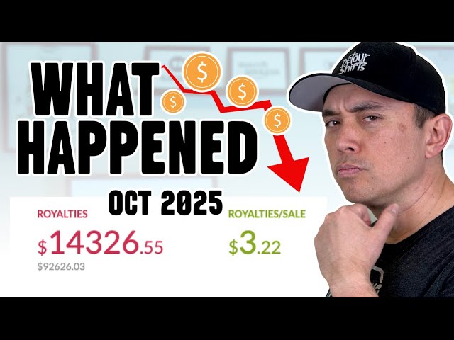 I Made LESS This October on Amazon Merch… But Here’s the Truth