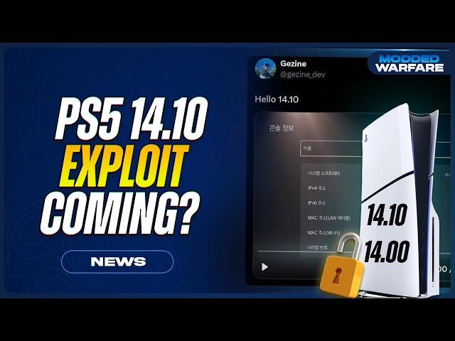 Gezine Teases New PS5 Exploits up to 14.10!