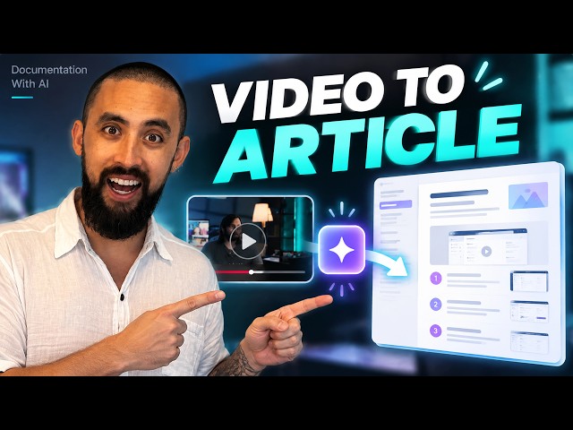 Turn Video, Audio or Prompts into Documentation with AI | Document360