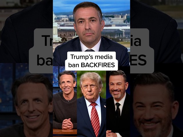 Trump's media ban BACKFIRES