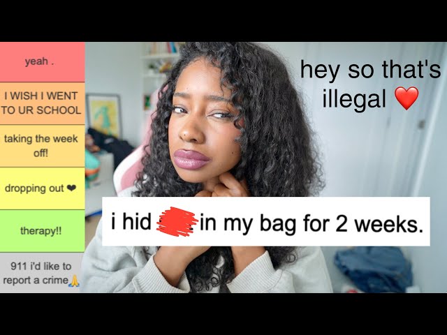 BACK TO SCHOOL CONFESSIONS...