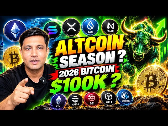 🟢 Crypto Bull Run & Altcoin Season Is Here? 2026 Bitcoin $100K?