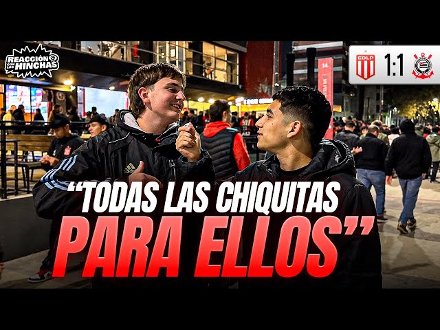FAN REACTION / ESTUDIANTES 1-1 CORINTHIANS / COPA LIBERTADORES