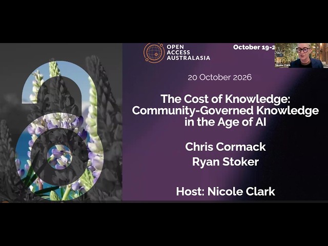 Open AccessThe Cost of Knowledge: Community-Governed Knowledge in the Age of AI