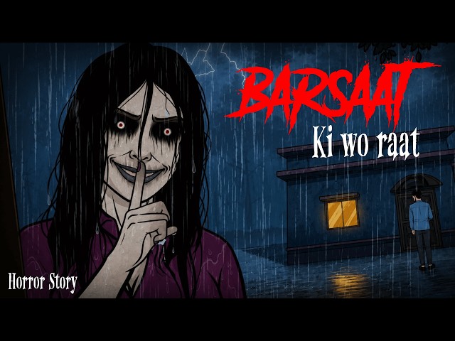 Barsat ki Wo Raat | Horror Animated Story (Hindi) | Scarry Skull