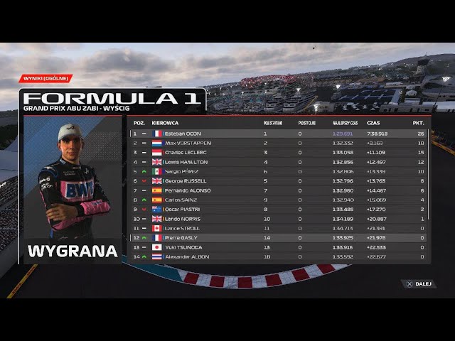 F1 2023: F1 World GP - Yas, Abu Zabi | PS5 60FPS HDR RT 🇵🇱