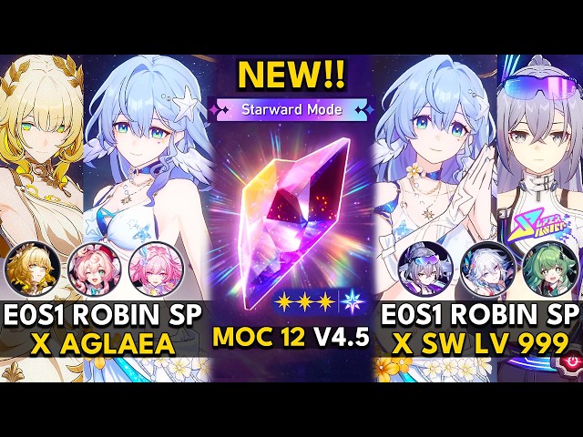E0S1 Robin Summeretto x Aglaea & Silver Wolf Lv 999 | MOC 12 Starward Mode | HSR 4.5