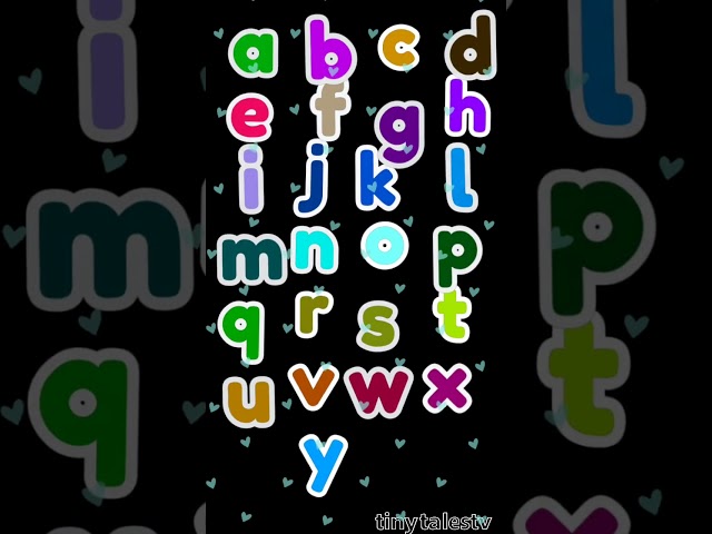 ABC Alphabet for Kids | Learn A to Z | Fun Alphabet Learning | tinytalestv🌈