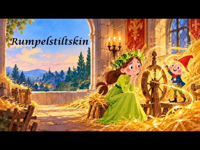 Rumpelstiltskin Read Along ⭐ Slow English Bedtime Story
