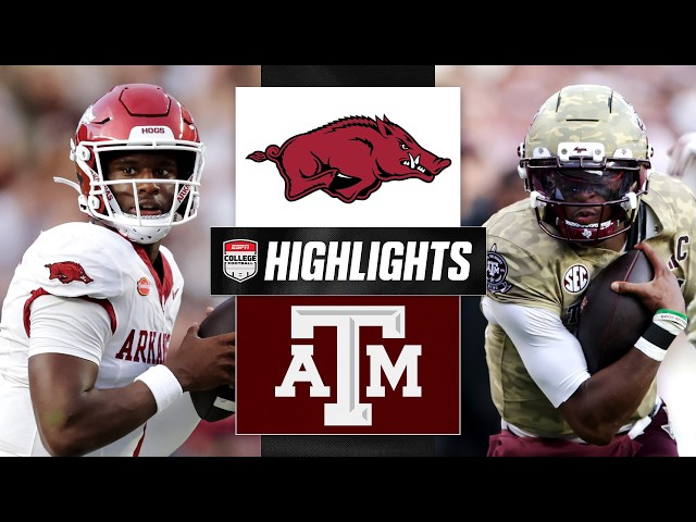 Arkansas Razorbacks vs. Texas A&M Aggies | Full Game Highlights | ESPN College Football