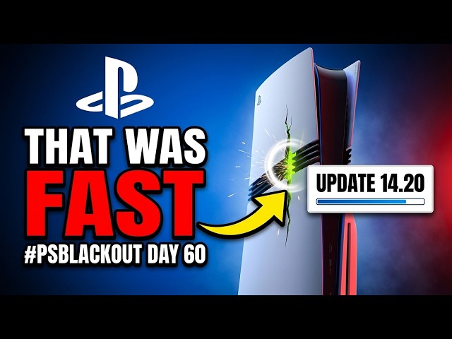 PS5 Blackout Day 60 - Sony Pushed 14.20 HOURS After The Jailbreak