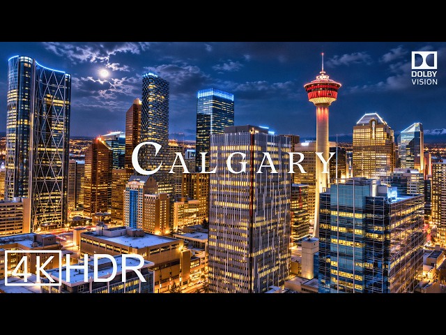 Calgary, Canada 🇨🇦 in 4K HDR ULTRA HD 60FPS Dolby Vision™ Drone Video