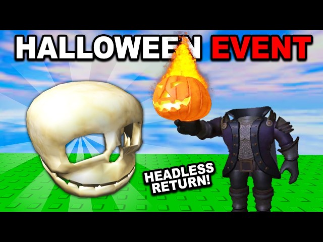 NEW HALLOWEEN EVENT NEWS & HEADLESS HORSEMAN RETURN!! (Roblox)