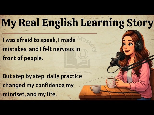 My Real English Learning Story | From Fear To Fluency | Learn English Through Story Level 3 🔥