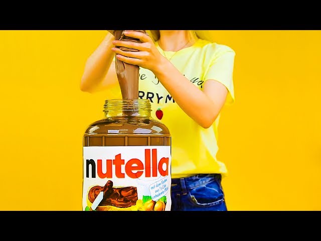 13 CUTEST DIYs YOU CAN MAKE AT HOME || DIY GIANT NUTELLA CRAFT