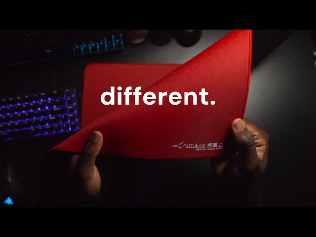 My first Artisan Mousepad -  Artisan HAYATE-OTSU V2