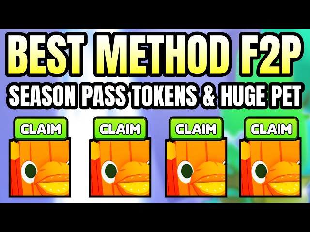 Best Methods For TOKENS & Huge Pet in Pet Simulator 99 (Roblox)