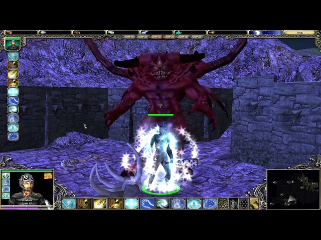 Spellforce Murdering second Invincible demon guardian for fun