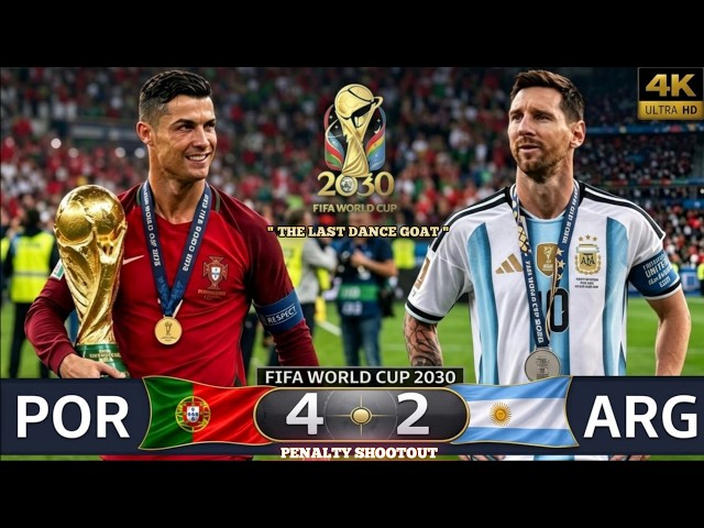 THE LAST DANCE | PORTUGAL VS ARGENTINA WORLD CUP 2030 FINAL | RONALDO VS MESSI 