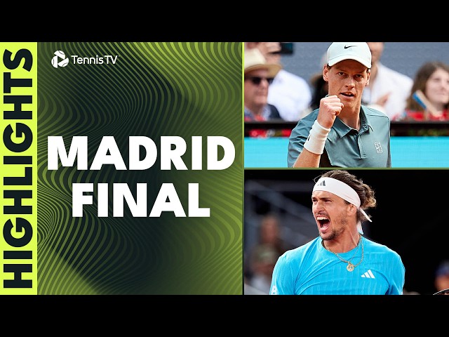Jannik Sinner vs Alexander Zverev For The Title | Madrid 2026 Final Highlights