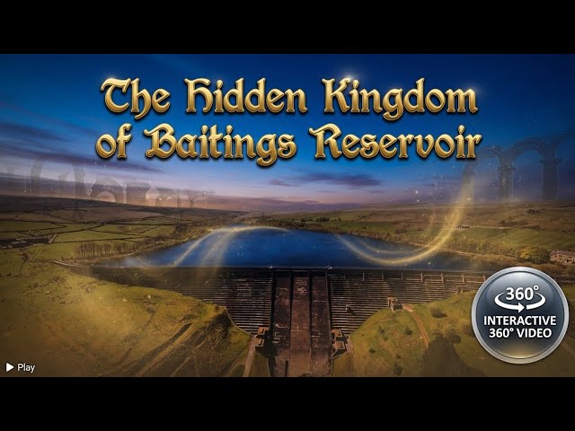 The Hidden Kingdom of Baitings Reservoir from above 360 degree filming.