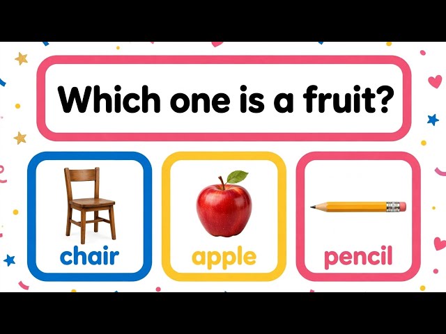 English Vocabulary Quiz for Kids 🧠 | Guess the Correct Answer! | Fun Learning Challenge