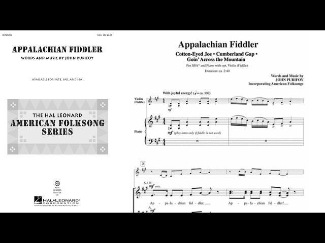 Appalachian Fiddler | SSA Choir | by John Purifoy